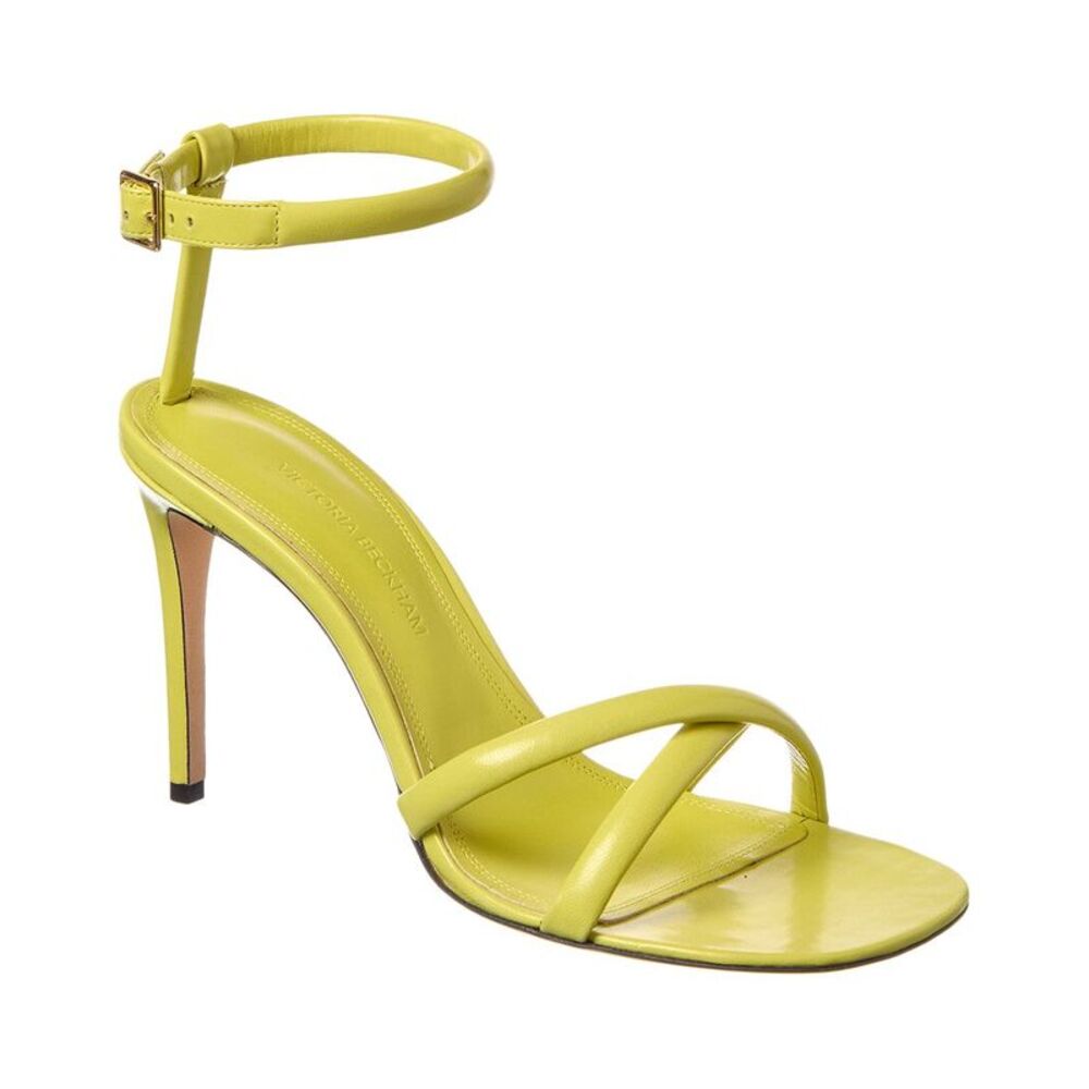 Victoria Beckham Leather Sandal, Yellow